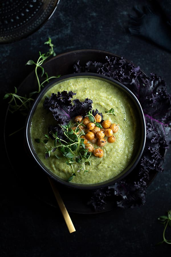 BROCCOLI CHICKPEA SOUP