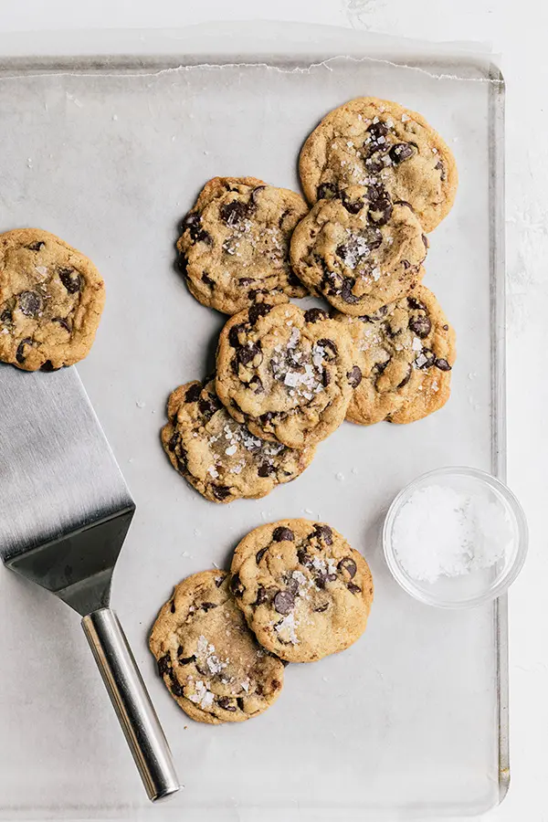 CHOCOLATE CHIP FLEUR DE SEL COOKIES