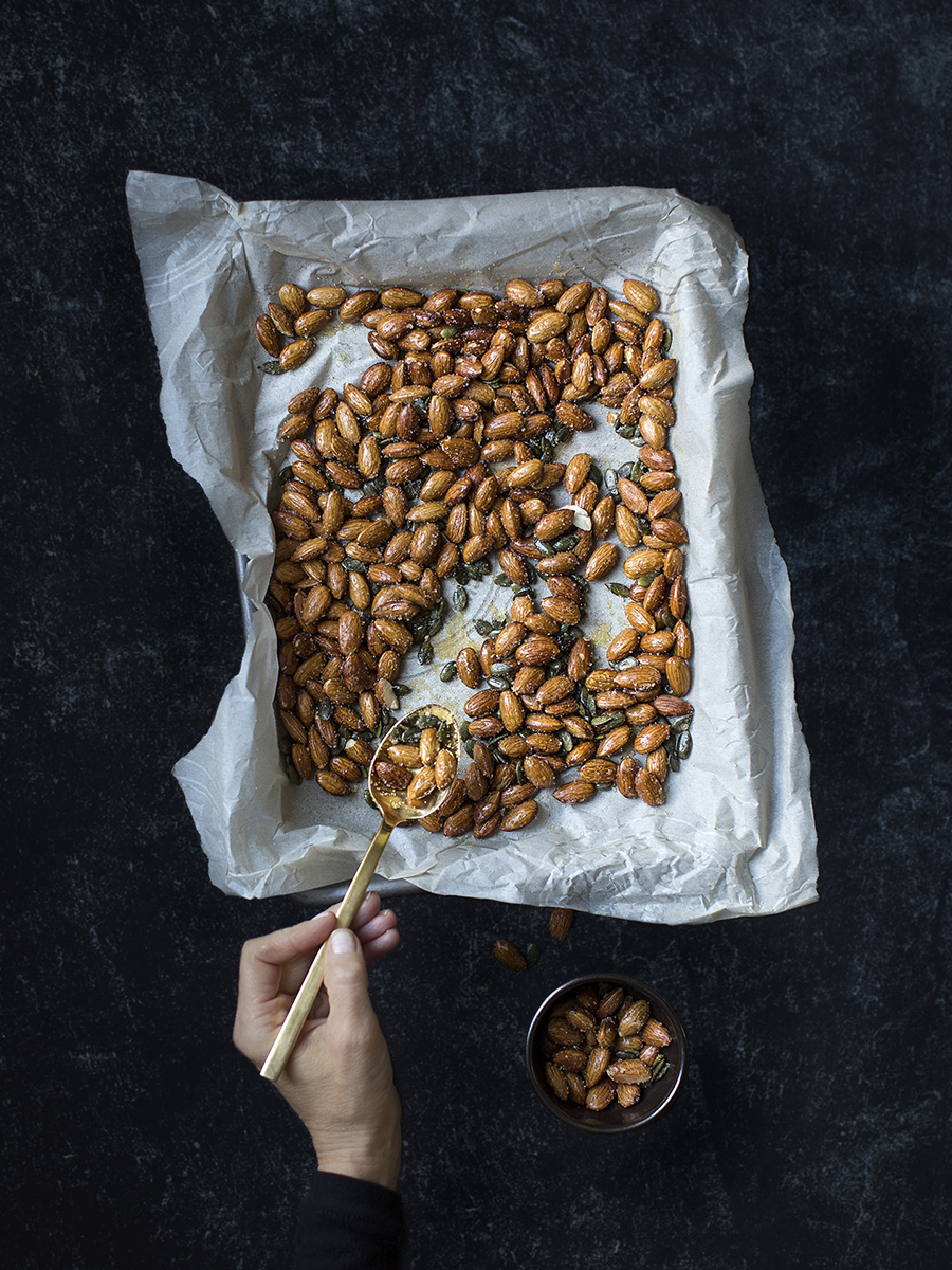 Roasted Almonds and Pepitas Appetizer